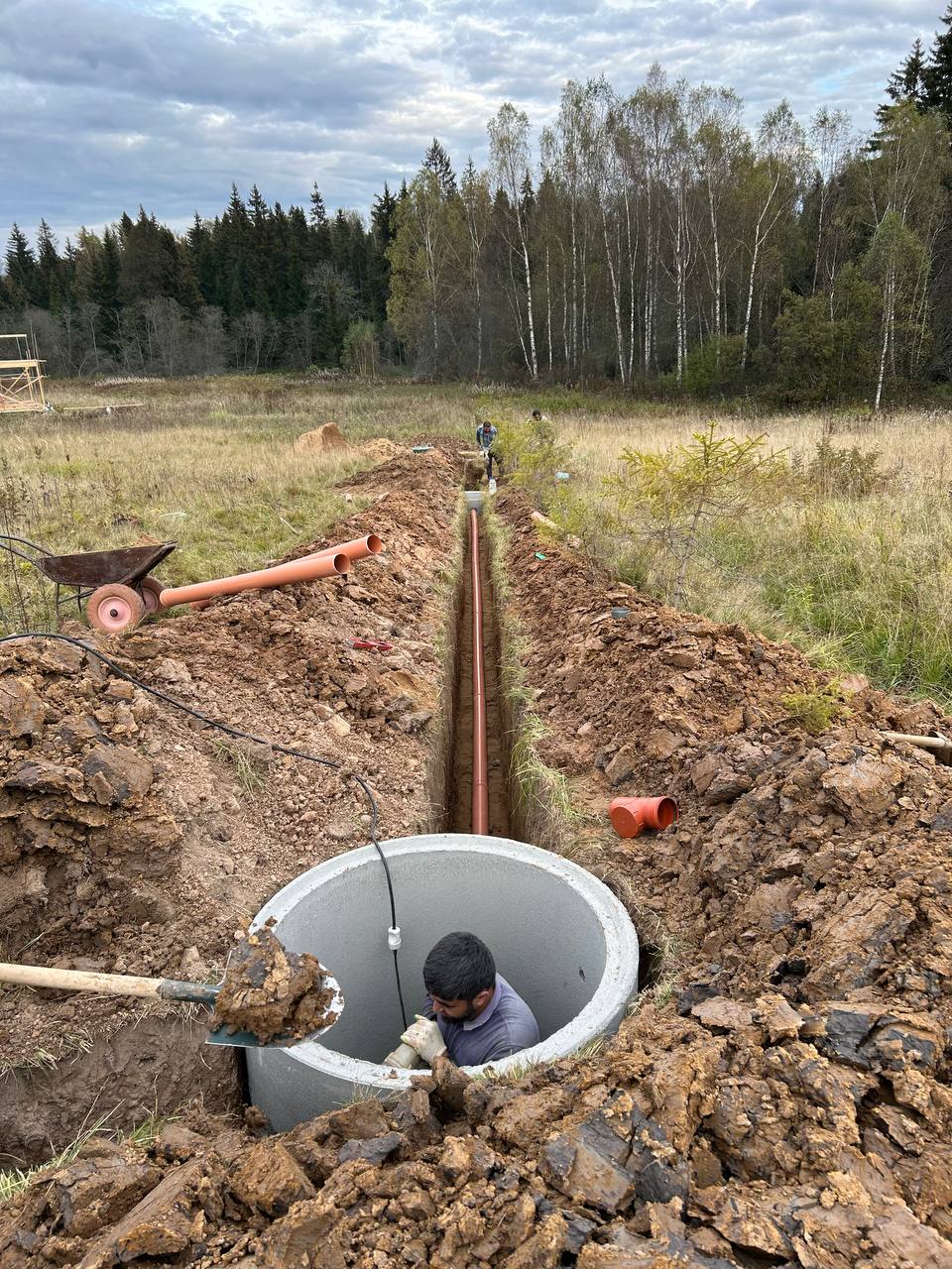 Септик из бетонных колец